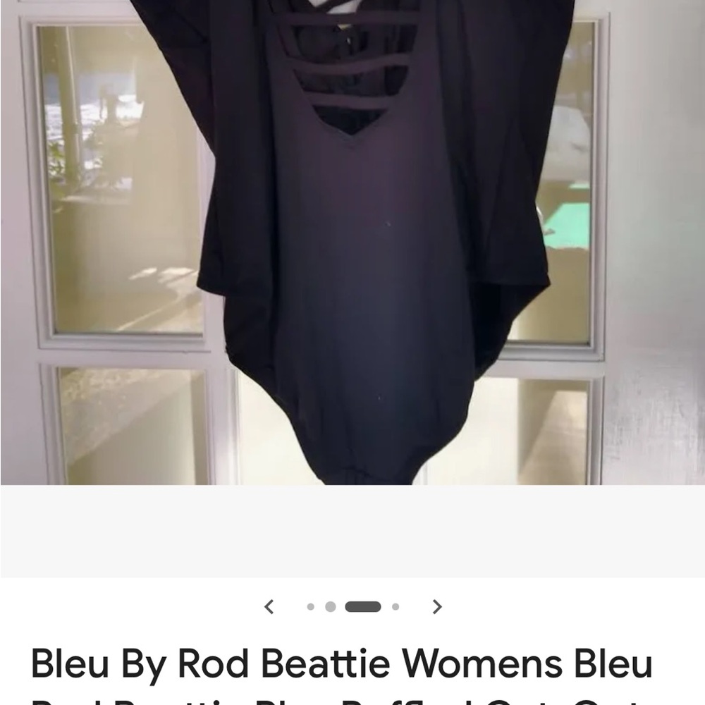 NWT—-Bleu Rod Beattie Black Swimsuit - Picture 6 of 8